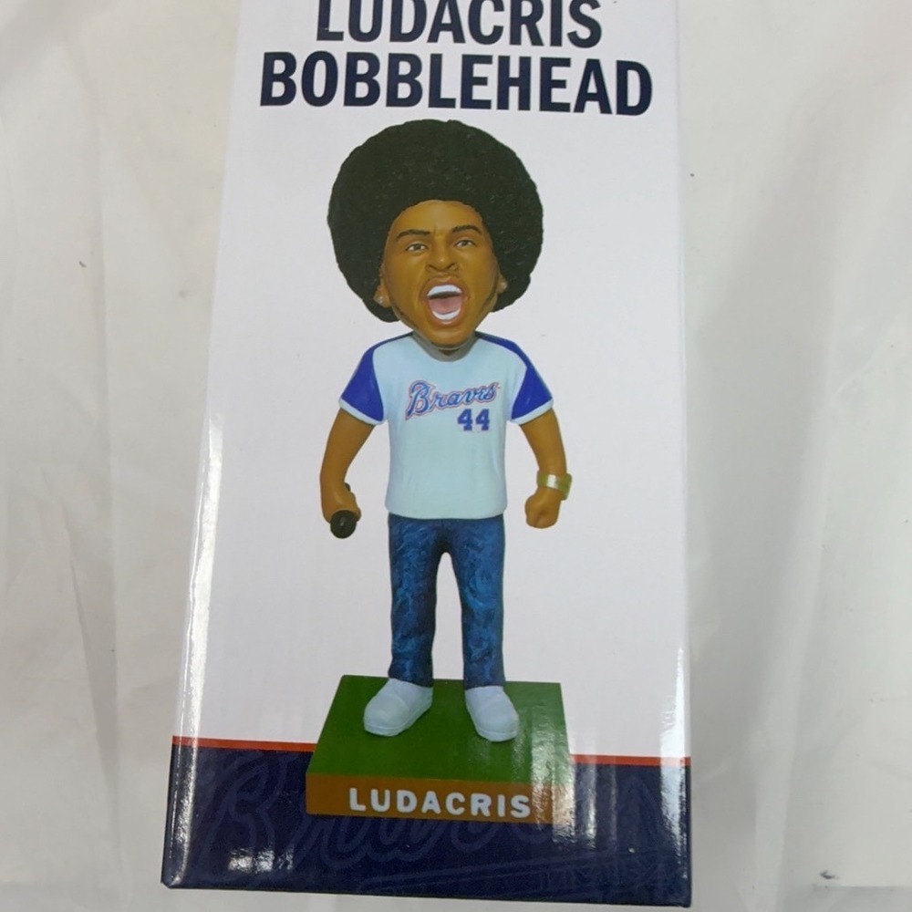 Atlanta Braves Ludacris Bobblehead SGA Hip Hop‎ Rap Music Collectible New in Box